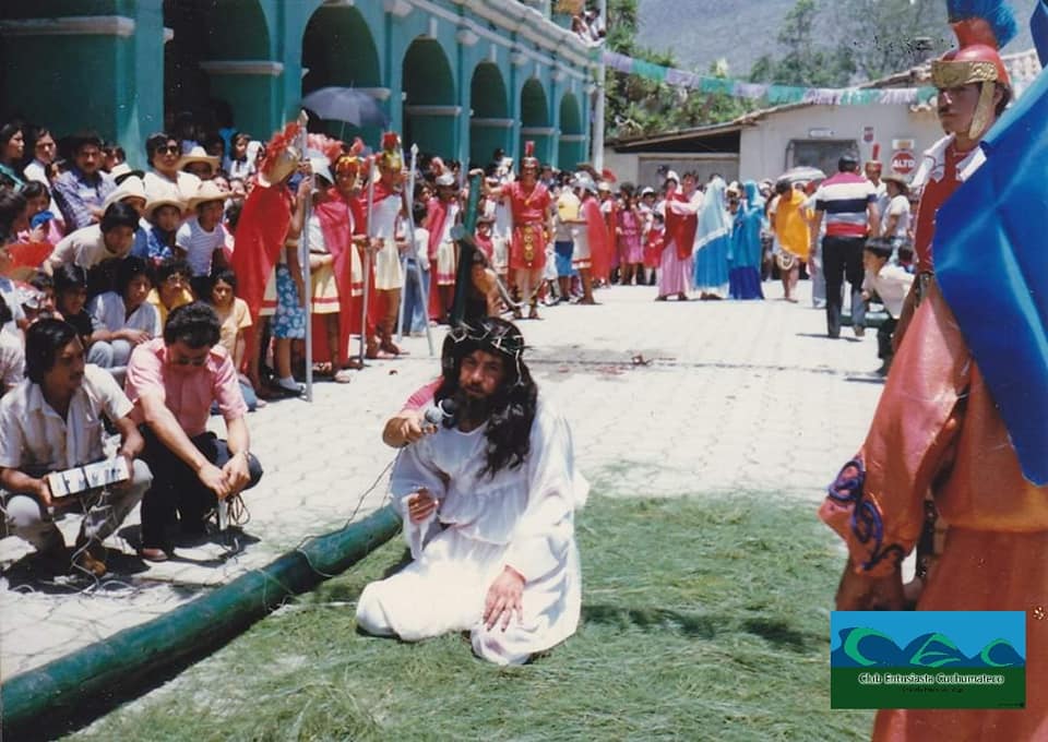 Momentos antes de la crucifixión de Jesús.