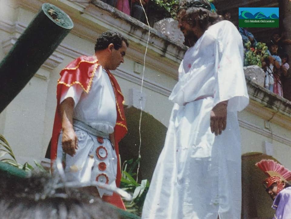 Momentos antes de la crucifixión de Jesús.